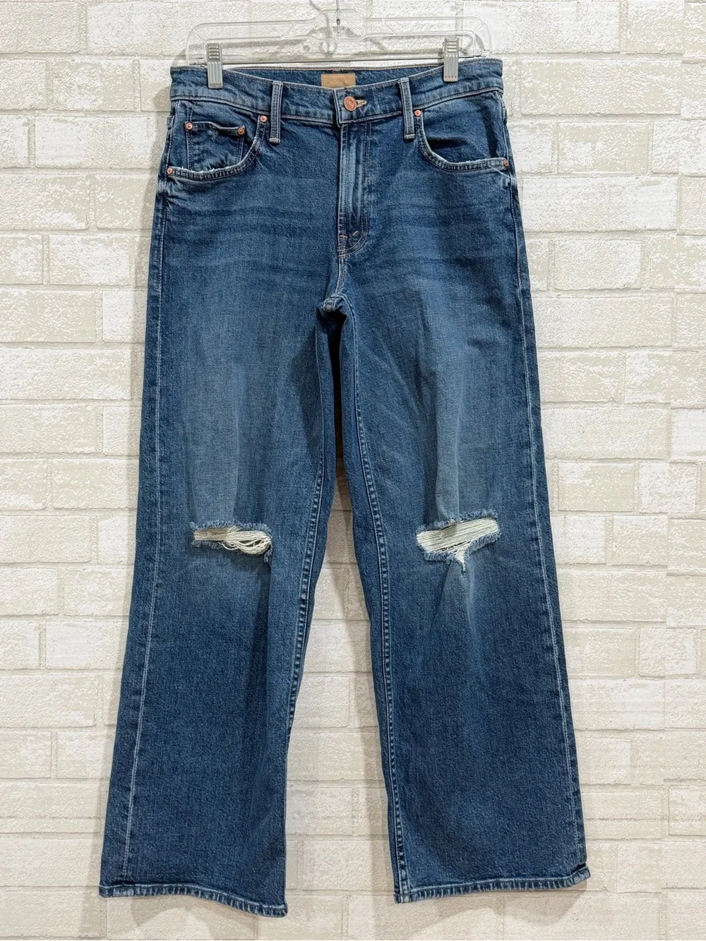 MOTHER The Down Low Spinner Hover Jeans In Charming Locals - Sz - 26